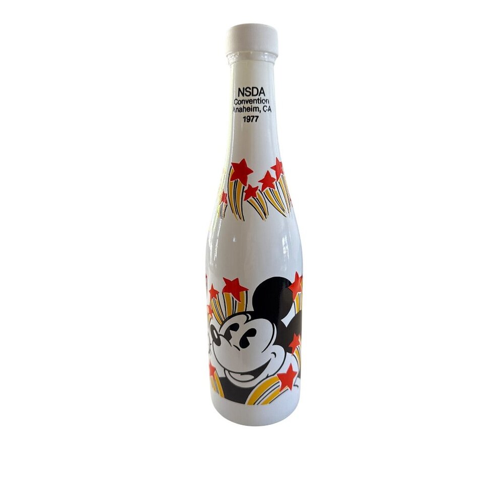 Disney 1977 NSDA Convention Bottle Anaheim CA Glass Bottle